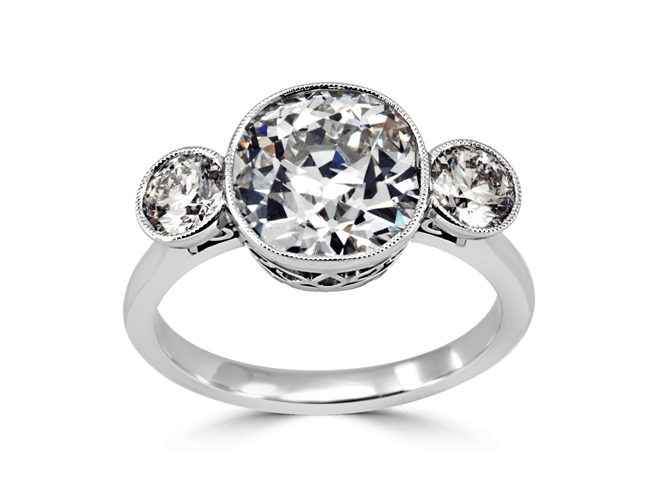 Vintage Bezel Set Tilogy
