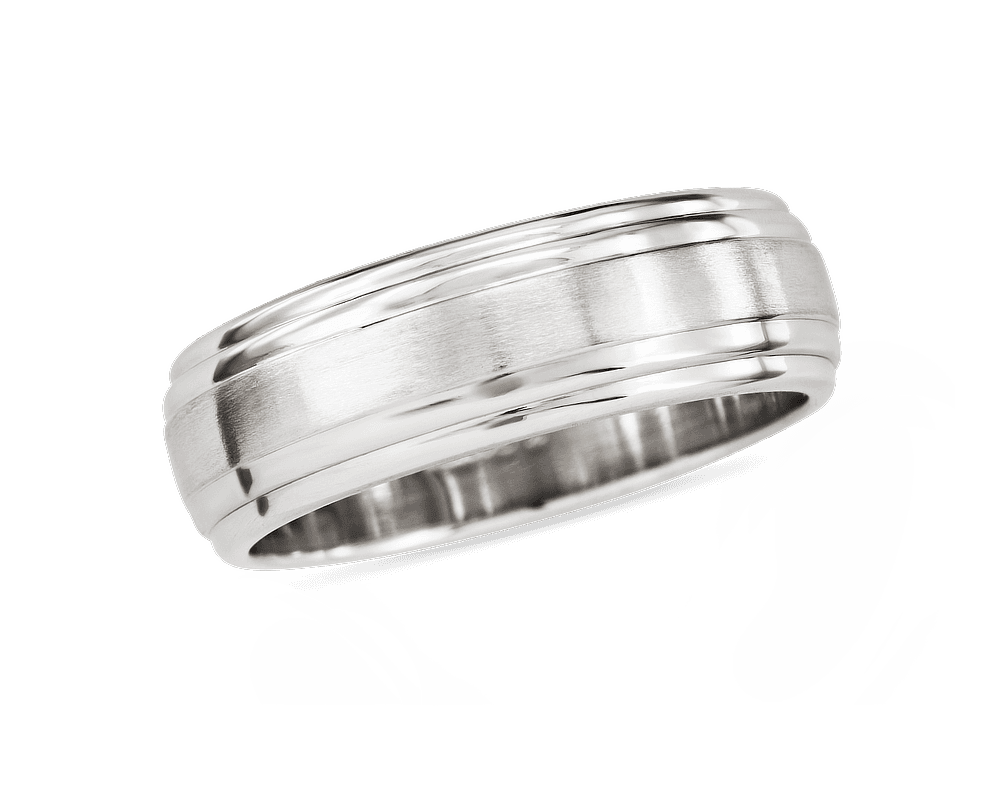 Men's Double Edge Wedding Band