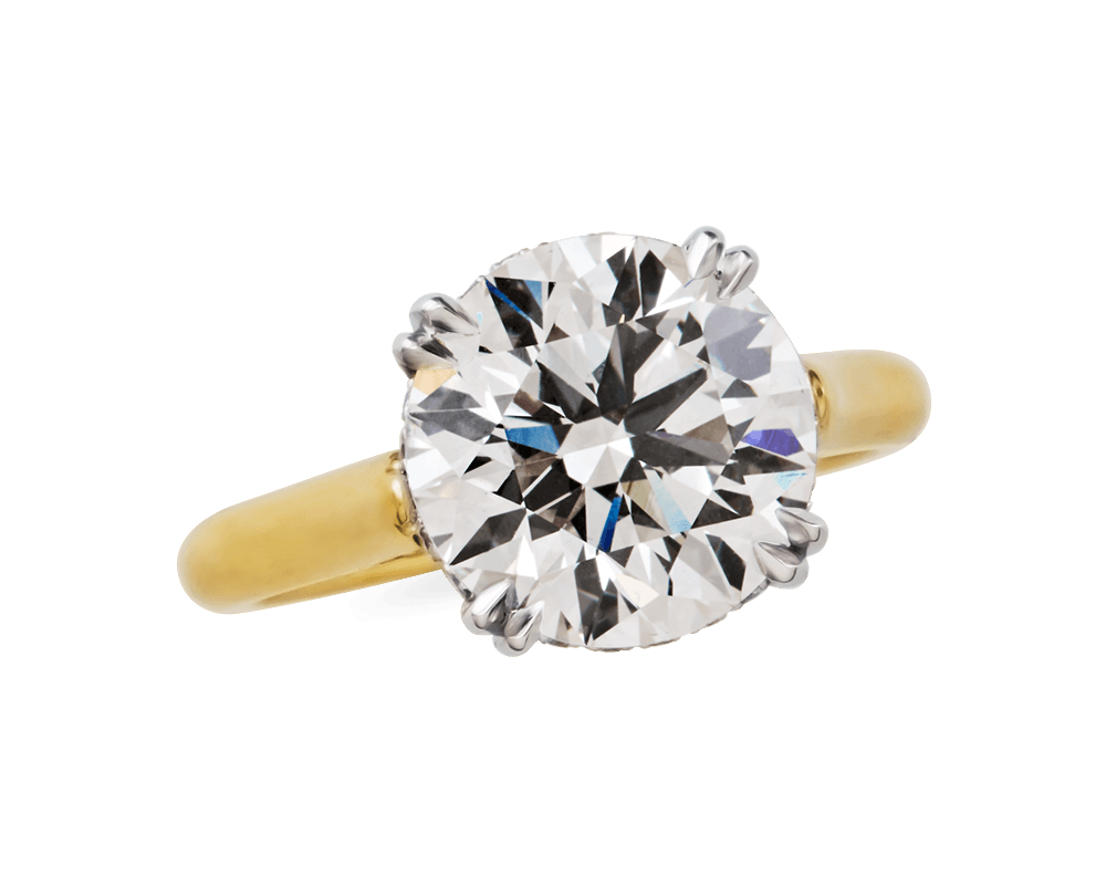 The Trueste Solitaire with Invisible Halo